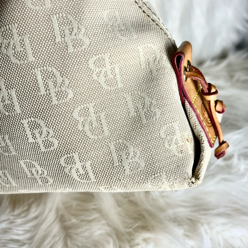 Dooney & Bourke Tan and Brown Shoulder Bag - Picture 4 of 12